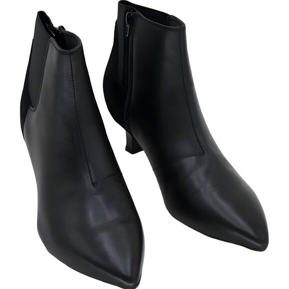 Clarks Kepley Erin Pointed Toe Ankle Boots Black Leather Women's US 11M - Picture 1 of 6